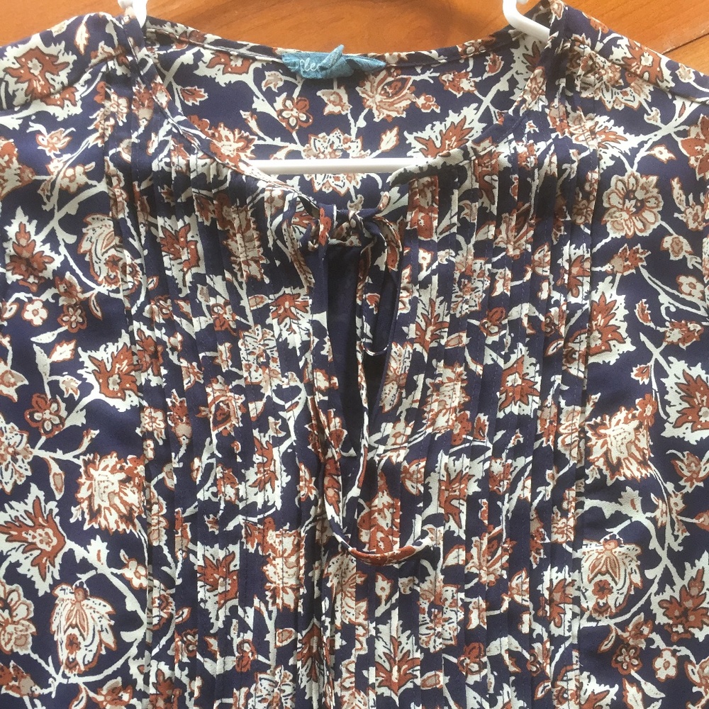 Long Sleeve Box Style Dress Lined Puffy Sleeves - Picture 3 of 16